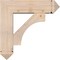 Ekena Millwork Westlake Arts and Crafts Smooth Bracket w/ Offset Brace, Douglas Fir, 7 1/2"W x 26"D x 26"H BKT0806X26X26WTL03SDF - alternate 4